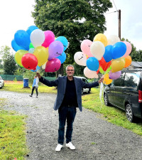 Luftballonstart beim Wiesenfest in Helmbrechts 2025